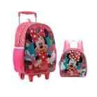 Kit Mochila de Rodas Minnie + Lancheira + Estojo