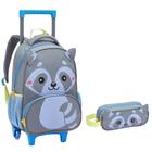 Kit Mochila de Rodinha e Estojo Infantil ZOOP