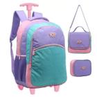 kit Mochila de Rodinha Estojo e Lancheira Yepp 8146