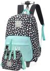 Kit Mochila de Rodinha Feminina Well Hello Up4You Ref.51601