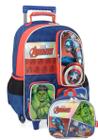 Kit Mochila de Rodinha Infantil Vingadores Luxcel Ref.38032