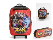 Kit Mochila de Rodinha + Lancheira + Estojo Zak Storm Super Pirata Xeryu's (SKU13989K)