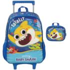 Kit Mochila de Rodinha Luxcel Baby Shark - 39012