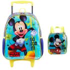 Kit Mochila de Rodinha Xeryus 16 Mickey - 11600