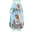 Kit Mochila de Rodinhas E Lancheira Escolar Barbie IC39102