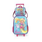 Kit Mochila de Rodinhas E Lancheira Escolar Infantil Barbie