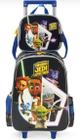 Kit Mochila De Rodinhas E Lancheira Luxcel Star Wars Azul