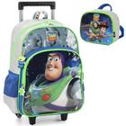 Kit Mochila de Rodinhas Lancheira Luxcel Toy Story Azul