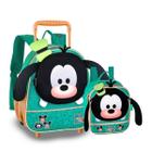 Kit Mochila de Rodinhas Pluto Tsum Tsum C/ Lancheira Térmica Disney Escolar/Creche - Clio