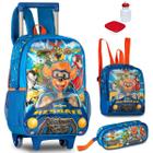 Kit Mochila Doguinhos Radicais 2 Em 1 Rodinha Tam G Infantil