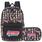 Kit Mochila E Estojo Boruto Naruto Escolar Infantil Juvenil