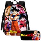 Kit Mochila e Estojo Escolar Dragon Ball Volta as Aulas