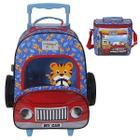 Kit Mochila E Lancheira Dermiwill Container Kids My Car ul