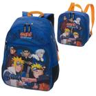 Kit Mochila e Lancheira Escolar Infantil Naruto Leaf 978H