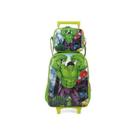 Kit Mochila e Lancheira Hulk Verde, UP4YOU - luxcel