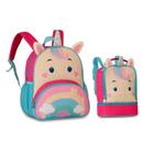 Kit Mochila e Lancheira Infantil Escolar Clio Pets Unicórnio (CP2653D/CP2655L)