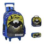 Kit Mochila Escolar Batman Com Rodinhas + Lancheira e Estojo Marca: Yepp