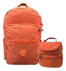 kit mochila escolar de costas juvenil e lancheira termica estilosa para menina com divisoria para notebook varias cores escolha a sua volta as aulas
