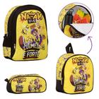 Kit Mochila Escolar Estampa Natan Por Ai Resistente Costas