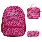 Kit Mochila Escolar Feminina Barbie Juvenil Costas Passeio - TOYS 2U