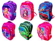 Kit Mochila Escolar Infantil Com Lancheira e Estojo Menina e Menino ENVIO RÁPIDO