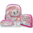 Kit Mochila Escolar Infantil de Costas Tam G Gatinha Marie