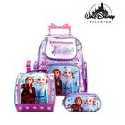 Kit Mochila Escolar Infantil Frozen 2 Elsa E Anna C Rodinha