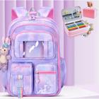 Kit Mochila Escolar Infantil Grande Capacidade Mais Estojo Escolar Grande Com 4 Compartimento