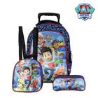 Kit Mochila Escolar Infantil Patrulha Canina ul De Rodinha - Toys 2U