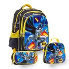 Kit Mochila Escolar Masculina Batman Com Lancheira Estojo - TOYS 2U