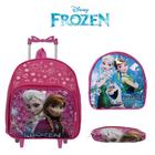 Kit Mochila Escolar Menina Frozen Pequena Rodinha Passeio - TOYS 2U