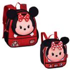 Kit Mochila Escolar Passeio Costas e Lancheira Térmica Minnie Infantil