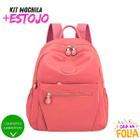 Kit Mochila Estojo de Nylon Leve Look de Moda Carnaval 2025