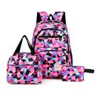 Kit Mochila Feminina Bolsa Sacola Estojo Semi Impermeavel Escolar Qualidade Casual Bolsinha Pratica Trabalho Faculdade