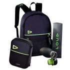 Kit Mochila Gamer Loud com Estojo e Garrafa Térmica LO24655