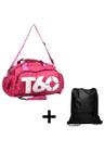 Kit Mochila Grande Academia Fitness Prova D'agua Esportiva Natação Tênis Viagens Curtas Compacta Top + Sacochila