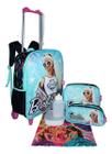 Kit Mochila Infantil Barbie Filme Meninas Escolar Rodinhas - Luxcel