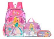 Mochila Barbie Princesa Pop Star Rodinhas Tam G Sestini