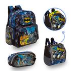 Kit Mochila Infantil Batman Costas Chenson Envio 24 Hrs