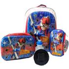 Kit Mochila Infantil Broke Bones Aranha Vozz Costas 3D