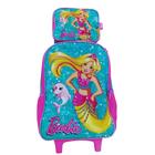 Kit Mochila Infantil Com Lancheira Barbie Seria Verde Luxcel