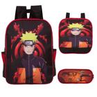 Kit Mochila Infantil de Costas Naruto Lancheira e Estojo - TOYS 2U