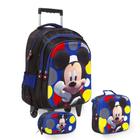 Kit Mochila Infantil De Rodinhas Mickey Mouse Resistente