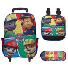 Kit Mochila Infantil de Rodinhas Patrulha Canina Lançamento