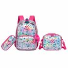 Kit Mochila Infantil De Rodinhas Reforçado Laptop Espaçoso