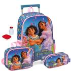 Kit Mochila Infantil Disney Encanto Rodinhas Tam G Lancheira