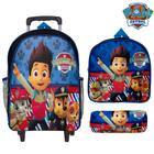 Kit Mochila Infantil Escolar Carrinho Menino Patrulha Canina - TOYS 2U