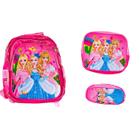 Kit Mochila Infantil Escolar Lancheira Térmica Estojo Costas