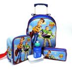 Kit Mochila Infantil Escolar Toy Story Rodinhas Tam Media F5