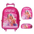 Kit Mochila Infantil Feminina Barbie Rodas Envio Imediato - TOYS 2U